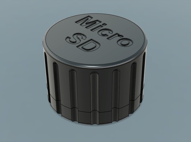 MicroSD card case with locks by Zvedak