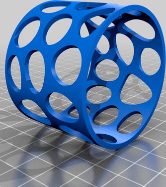 Voronoi Patterned Cylinder by gskluzacek