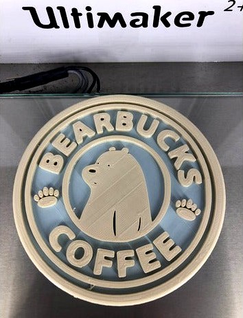 Bearbucks drinkcoaster by RaimonElctrncs