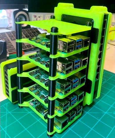 Stackable Raspberry Pi Case by gskluzacek