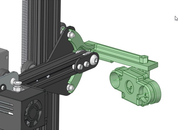 Ender 3 Pro Camera Z-Axis Mount V2 by mardun