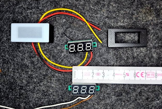 mini Voltmeter Case screwless incl. Stealth-Design by Der_Thingiverse