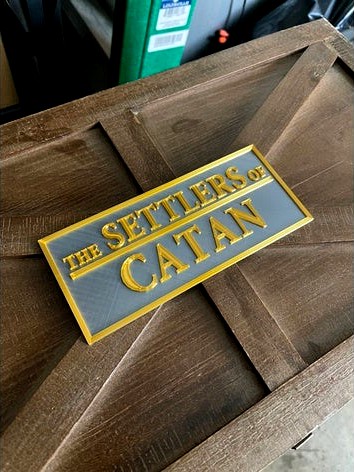 Settlers of Catan Sign by mguenette8966