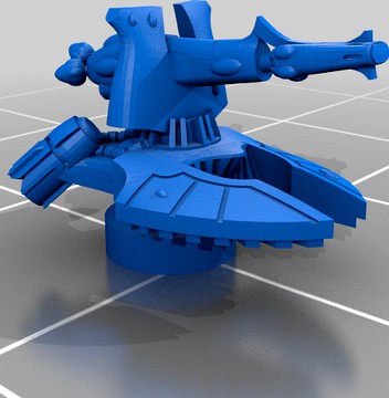 Tiny Space Elf Heavy Platform by Kesdal