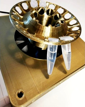 tinkerCentrifuge MK2, upgraded DIY tabletop centrifuge for eppendorf tubes by tinkerheart