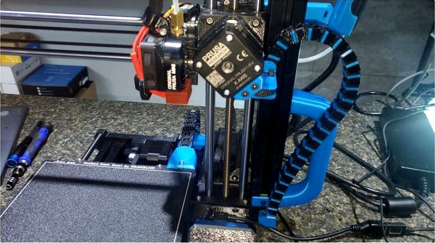 (remix 2021) Prusa Mini Cable Chains (x-axis, headbed) by vasilyd