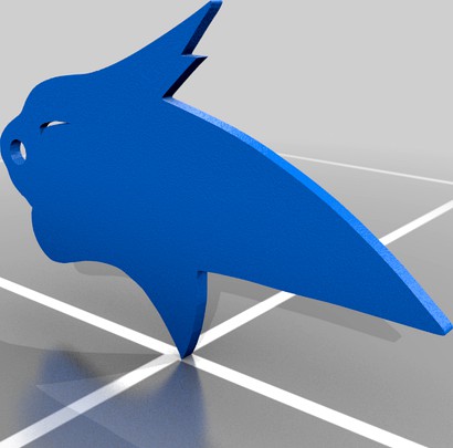 Montana Made Key Chain for Engineer Drafting Bobcat Logo Final STL by jaxonpinter