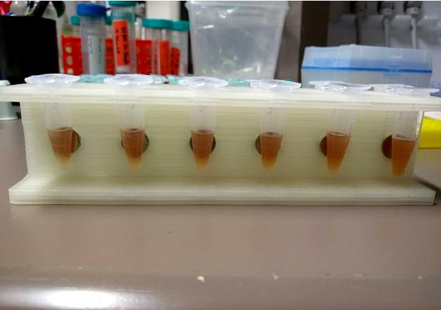 12 Well Magnetic Separation Rack for 1.5 ml Tubes by BIDesigns