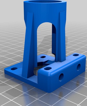 Ender 3 Pro Z-rod and motor stabilizer by matulekpl