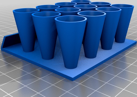 Kugelschreiber Sortierer für schwarz und blau / Desk sorter for ballpaint pens. black and blue by pccrusher