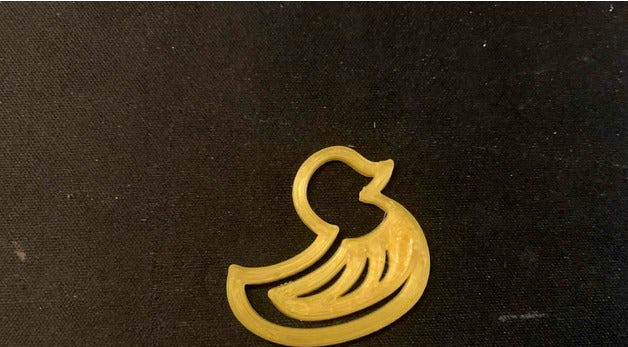 Cute duck paper clip by CH711