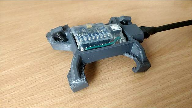 Headtracker Headset Mounting Case Arduino Pro Micro  by j0q