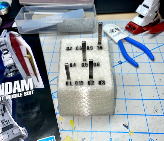 SAB chisel holder - desktop caddy for SAB chisels  by NovaType