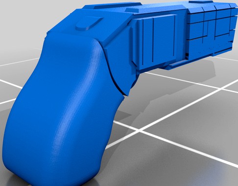 Control Service Weapon 3D Model by Nastev3D