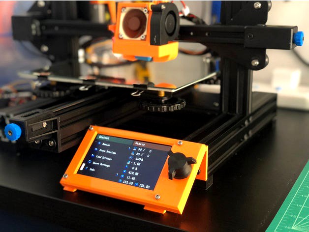 Front Panel for Ender 3 V2 Stock LCD Display by otioss