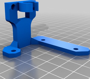 Prusa i3 Hephestos - z endstop with longer left leg by _ic3d_