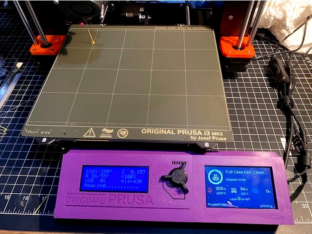 Prusa Touchscreen 3.5" with Raspberry Pi 4b and a Fan v4 kit by RockLava