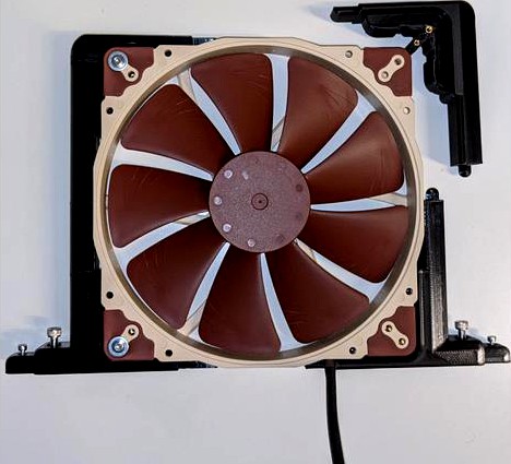Noctua NF-A20 Mounting Frame by minecrimex