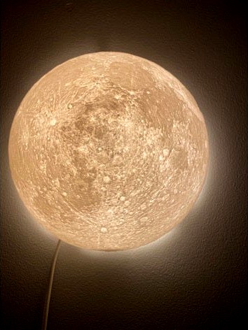 Risikabel Revision guiden Moon wall lamp reusing Ikea Smila lamp by PeteThompson 3d model