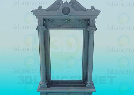 3D Model Antique mirror