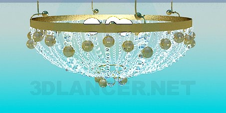 3D Model The chandelier in the Oriental style