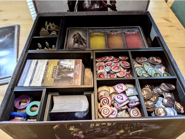 Bloodborne Board Game Insert by nomercyrider