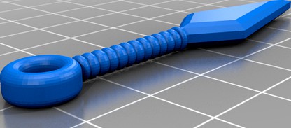 Kunai keychain by g4bbigo