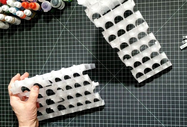 STACKING MODULAR PAINT RACK by VulcanGopher1