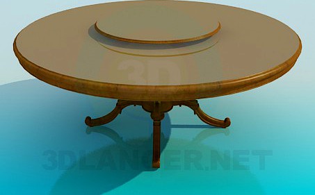 3D Model Round table