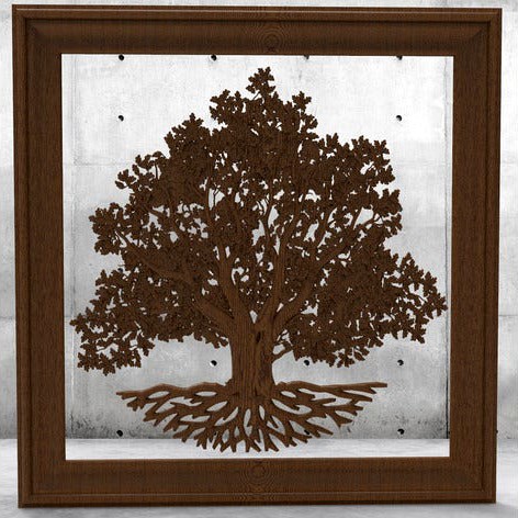 Yggdrasil oak tree for CNC by cncmodels4you