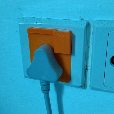 UK plug blocker for most Malaysia single plug point by edgandcos