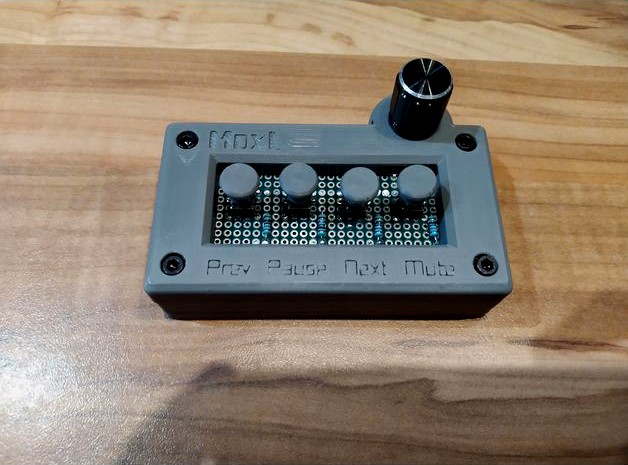 Arduino Pro Micro Media Control  by moxl