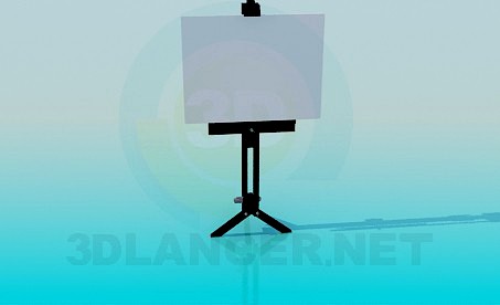 3D Model Poster stand
