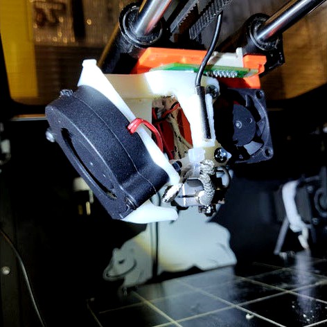 Flyingbear Ghost5 E3D V6 Hotend TRY!! Customize Parts by Shiyaku