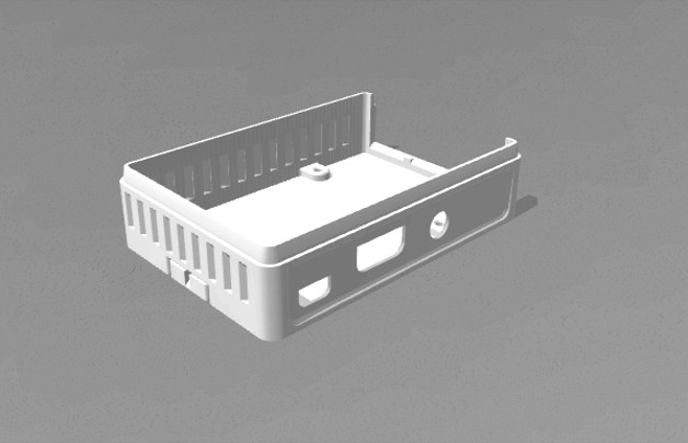 Raspberry Pi 3B + case by FelixDerWolf