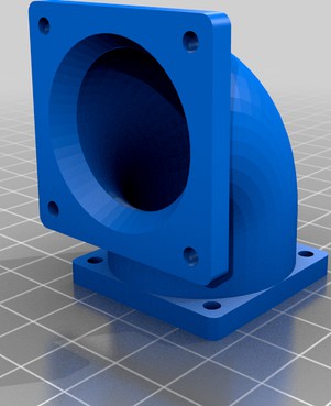 35mm to 40mm fan adapter for BIQU H2 by zyonee