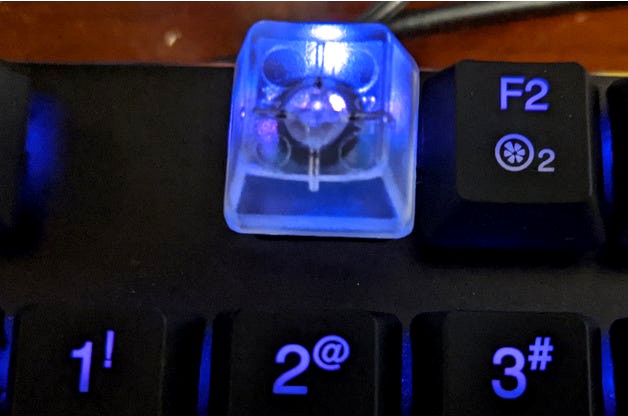 V2 Choc to MX / Cherry Keycap Adapter for a Havit keyboard by ClassyNemesis