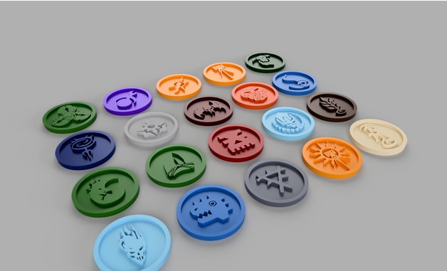 Age of Sigmar Faction Tokens by _blackrabbit_