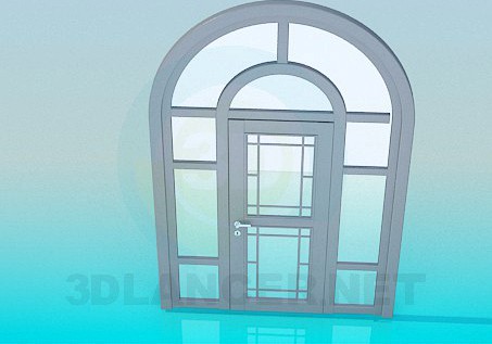 3D Model Door with arch