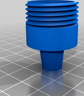 paint cup for paint tube holder by masterbasde