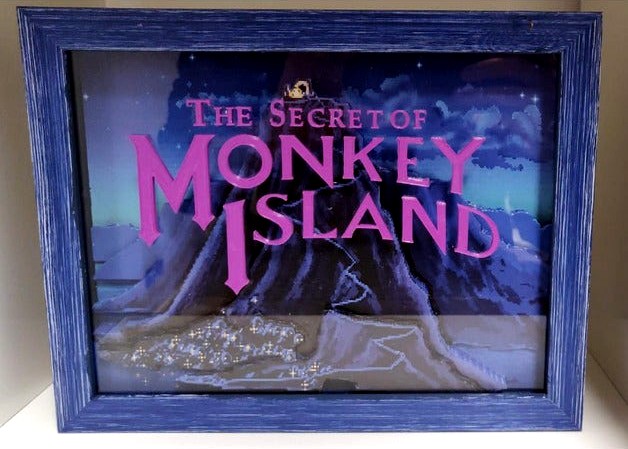 The Secret of Monkey Island 3D Diorama by yukisakuma