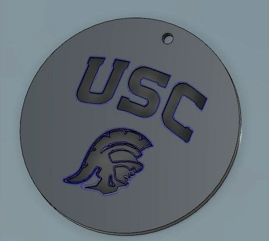 USC Trojan Keytag by ToriLeighR