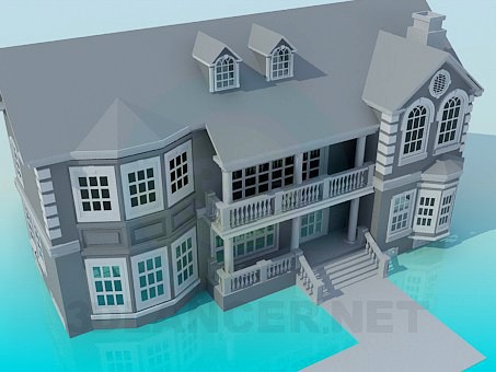 3D Model House 2 floors