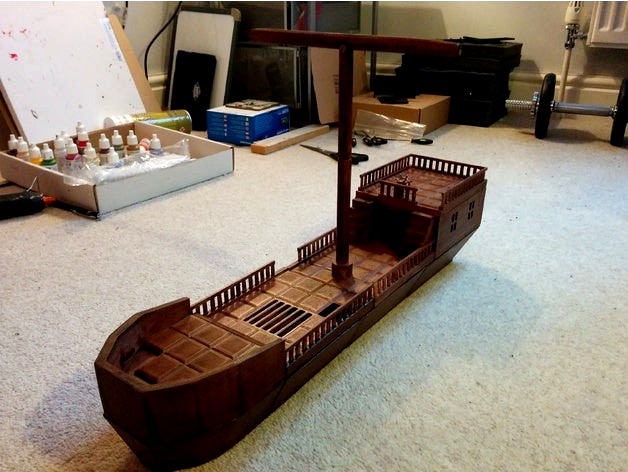 D&D Medium Ship (Playable Terrain) by Tecwyn