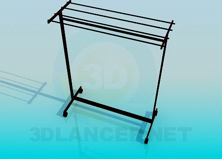 3D Model Clothes rack