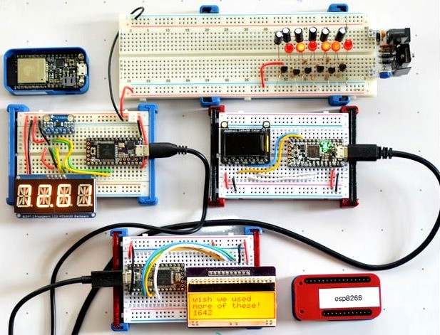 Magnetic/Suction Cup Breadboard Mount by keyglitch