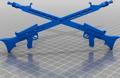 2X MG42 HALFES FOR WALLMOUNT by Syzguru11