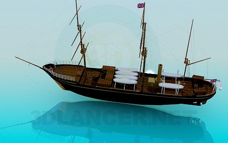 3D Model Sailboat