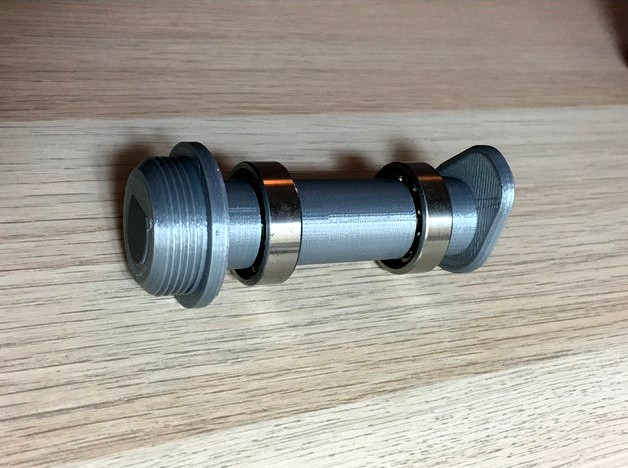 Wanhao i3+ adaptable ball bearing spool holder by Lowflyer45