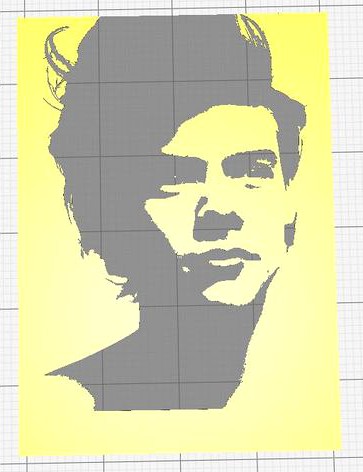 MUSICIANS/SINGERS SET OF SIX STENCILS VOL 1 by Blips